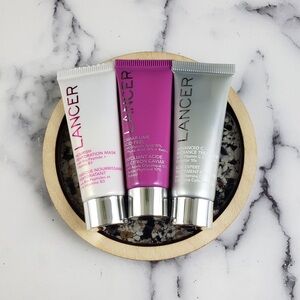 Lancer Rehydration Mask + Caviar Lime Acid Peel + Advanced C Radiance Treatment